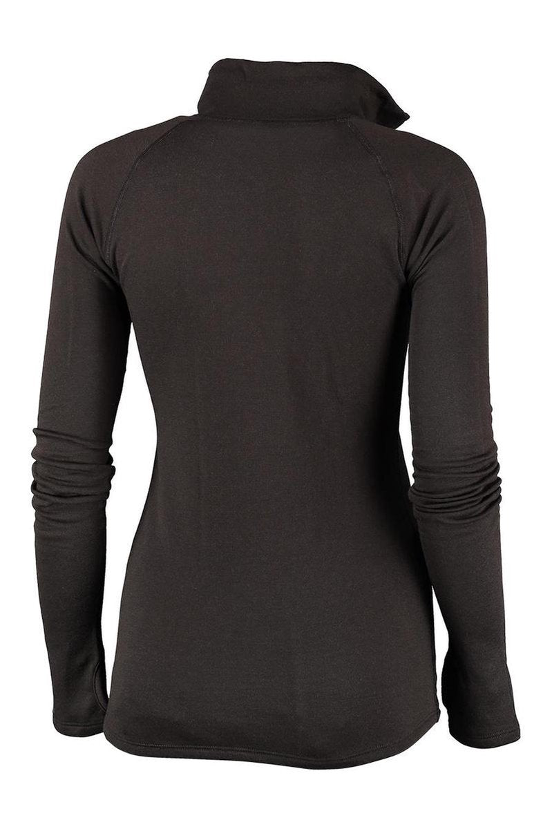 Rough [W] Zip-neck M Black