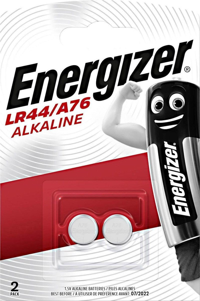 Energizer Knoopcelbatterij Lr44/a76 Alkaline 1