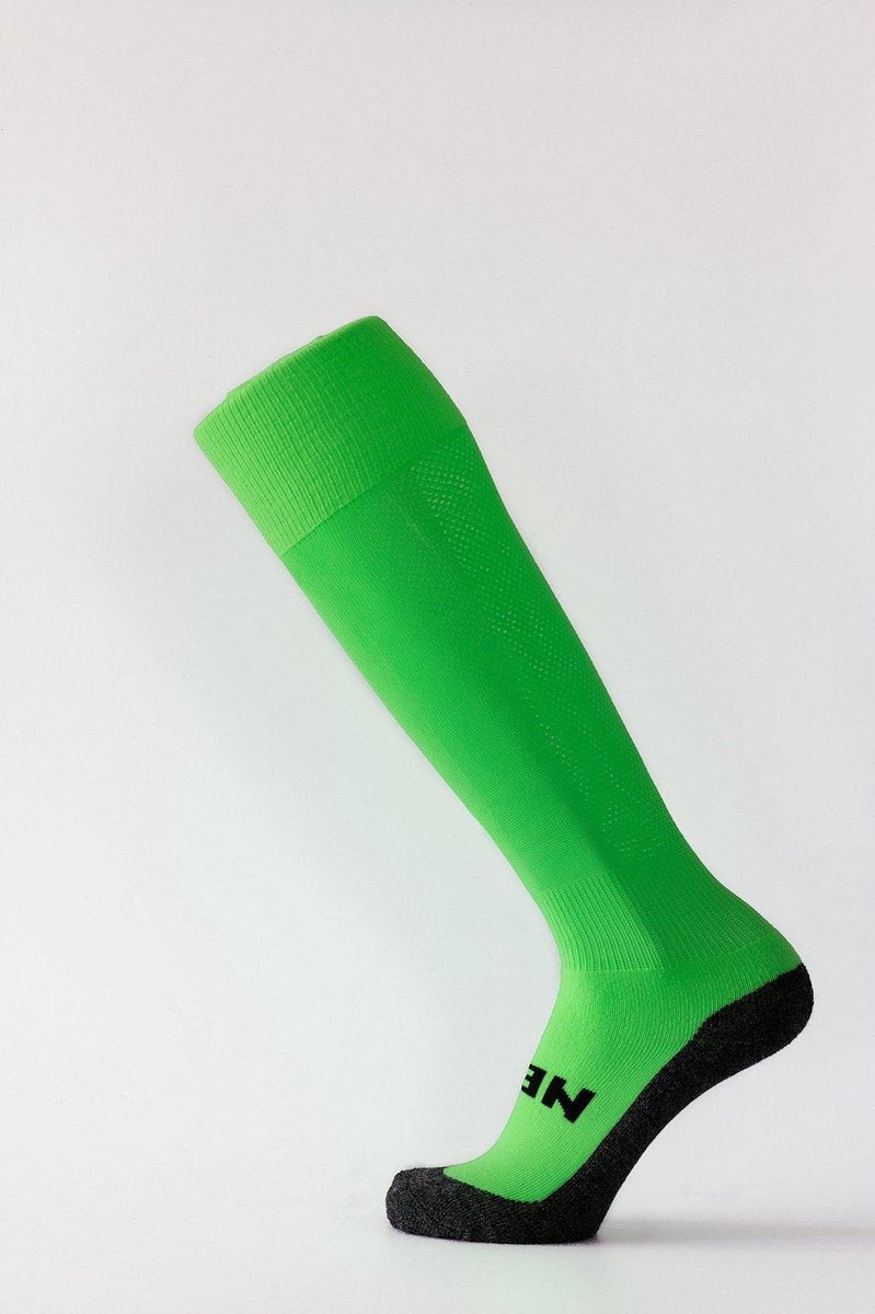 NeS Hockeykousen - Fluor groen - Voetbalkousen- Sportkousen