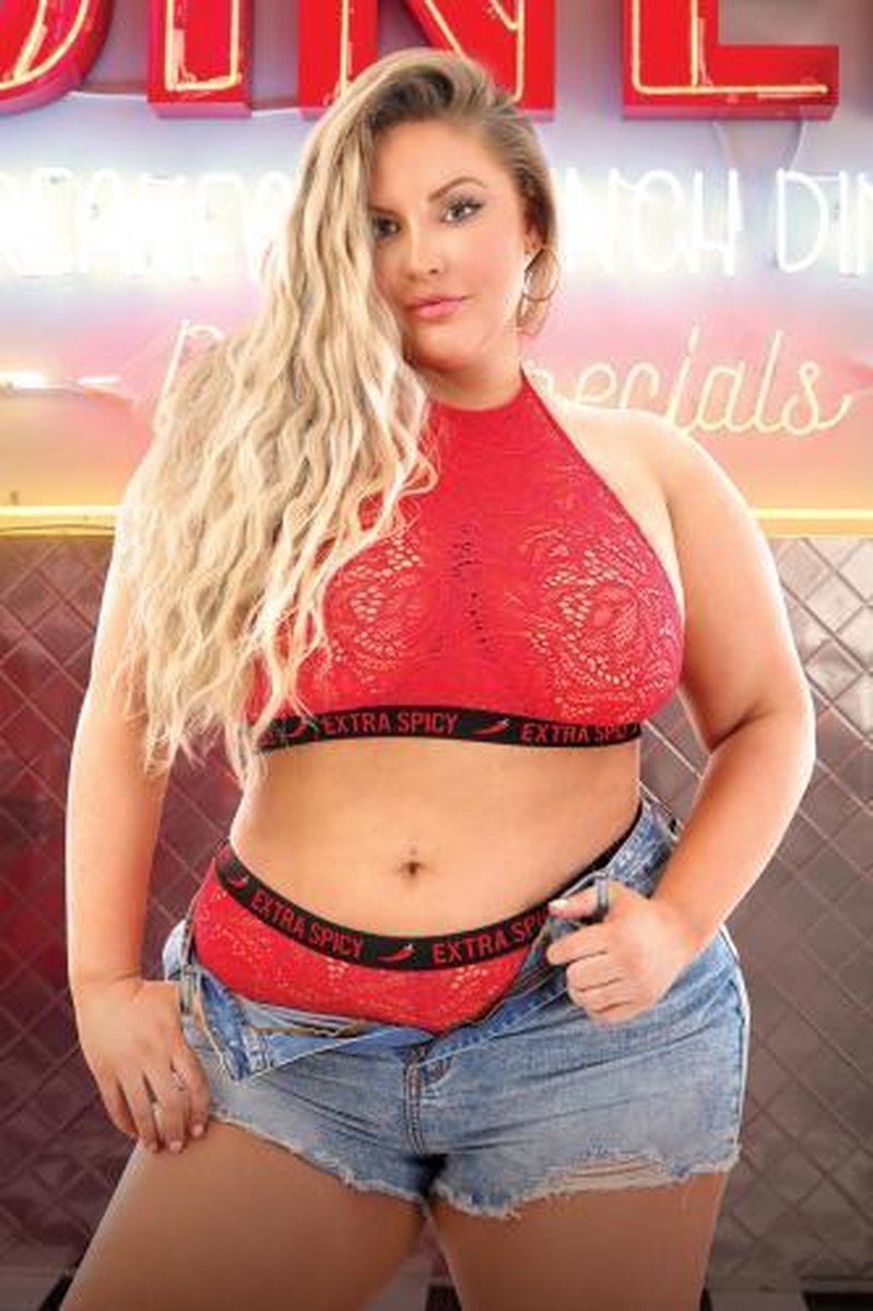 Extra Spicy Kanten Haltertop Met Slip - Curvy - Queen Size (46 - 52)
