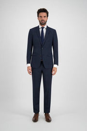 GENTS |  Colbert Heren Wol blauw 0018 Maat 52