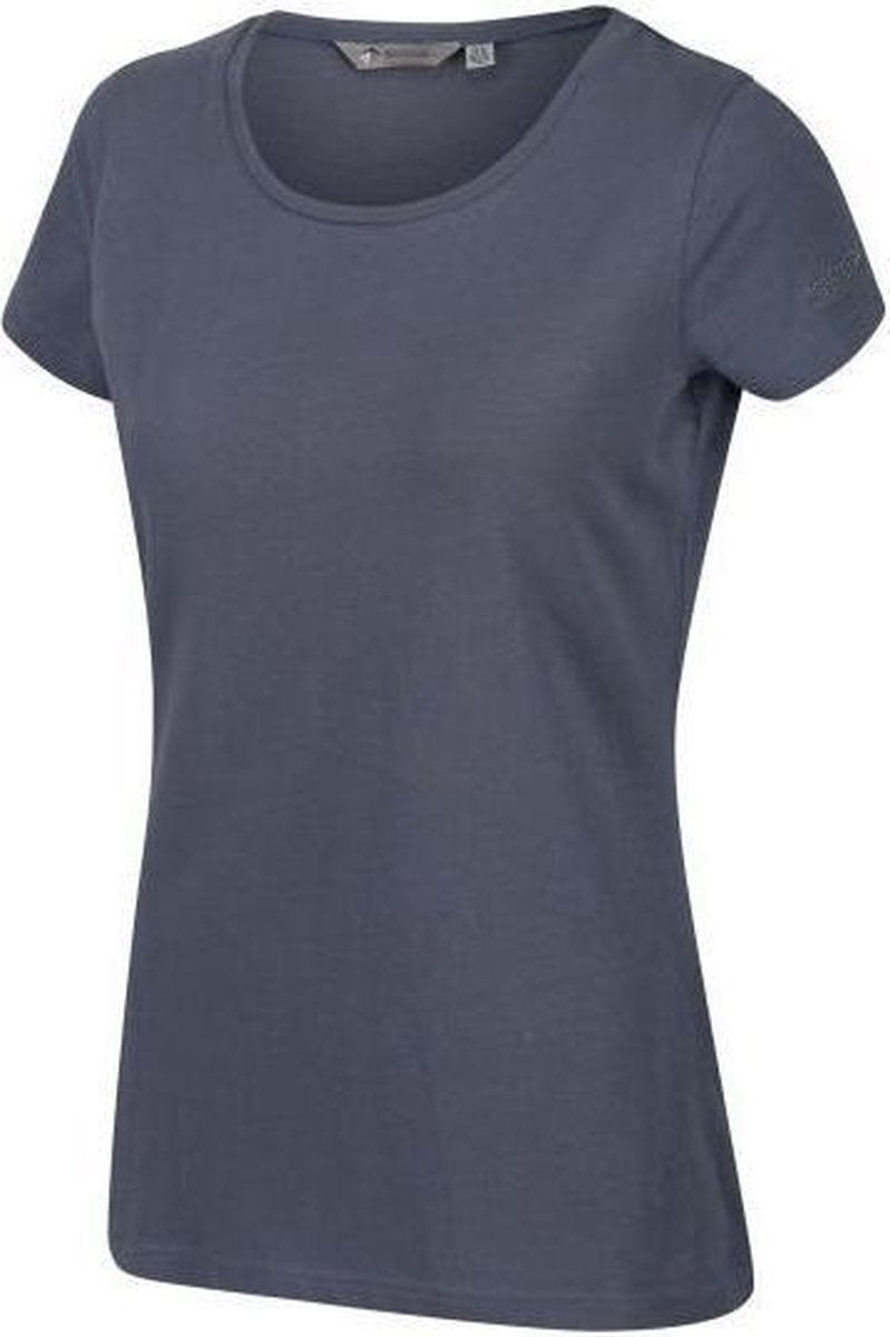 Regatta T-shirt Carlie Dames Katoen Grijs Maat 46