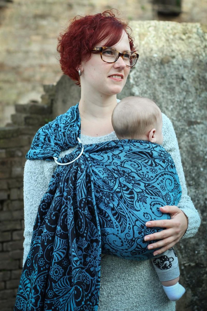 Yaro Ava Contra Black-Blue Glam - Maat 5 - 4.2m