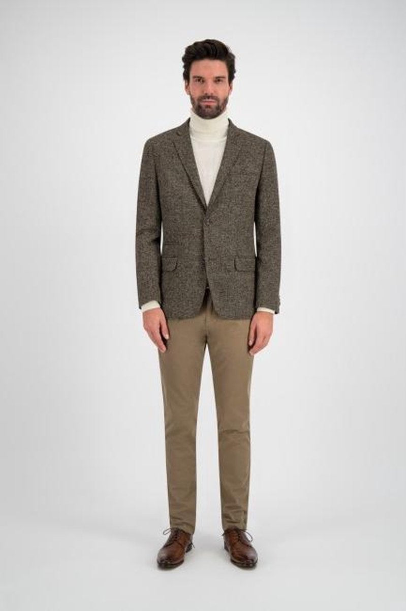 GENTS | Colbert Heren beige-bruin 0117 Maat 50