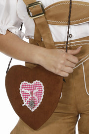 Tas hartvormig tiroolse roze