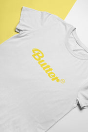 BUTTER BTS - KPOP KDRAMA KOREAN BANGTAN BOYS MUSIC BT21 - T-SHIRT UNISEX WIT MAAT M