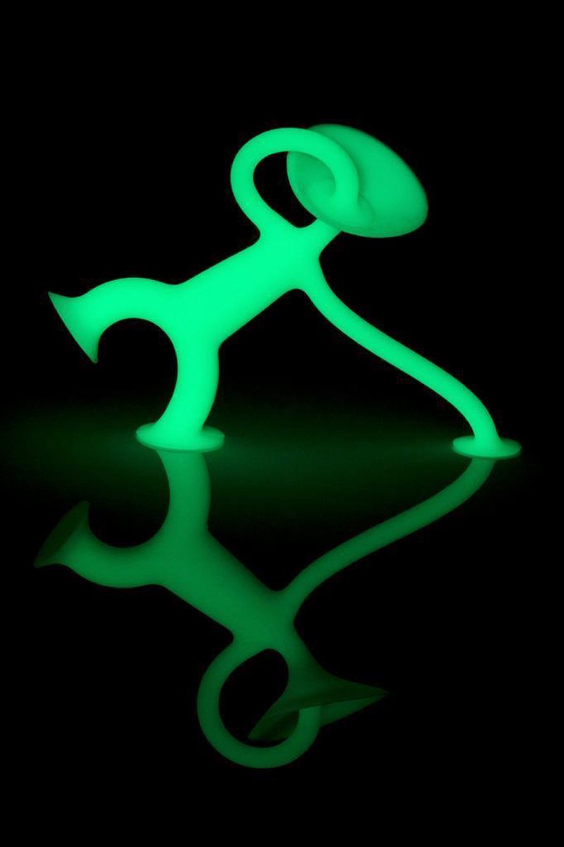 Moluk Oogi Glow In The Dark Actiefiguur Groen 8 Cm