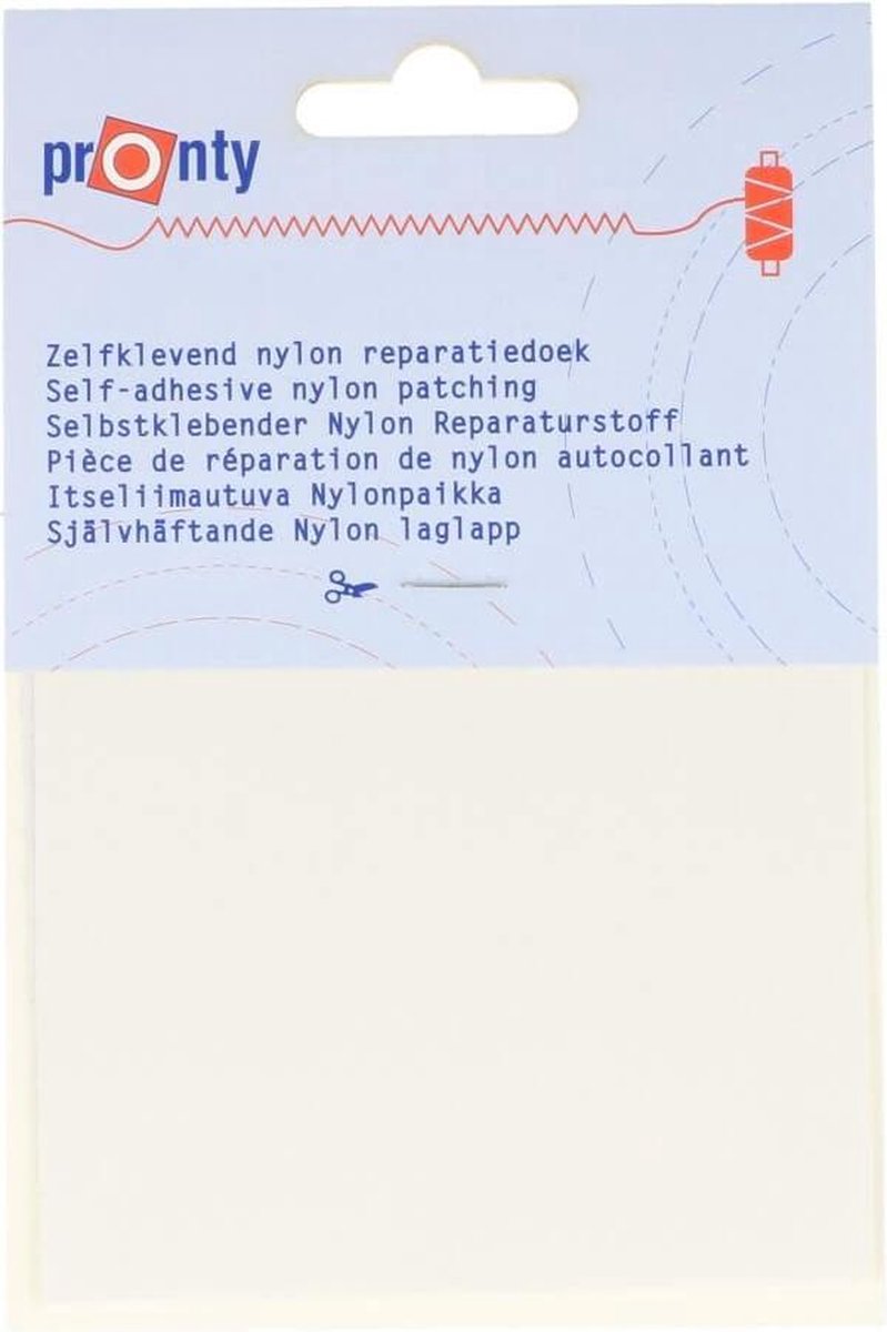 Pronty zelfklevend nylon reparatiedoek wit
