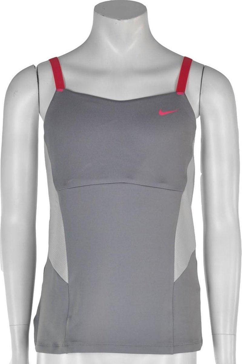 Nike Maria FO Open Tank Youth - Sporttop - Kinderen - Maat 158 - 170 - Grijs/Roze