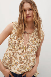 Bedrukte Katoenen Blouse 17040180 02