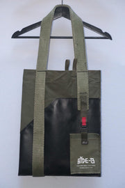 Side-B leather totebag