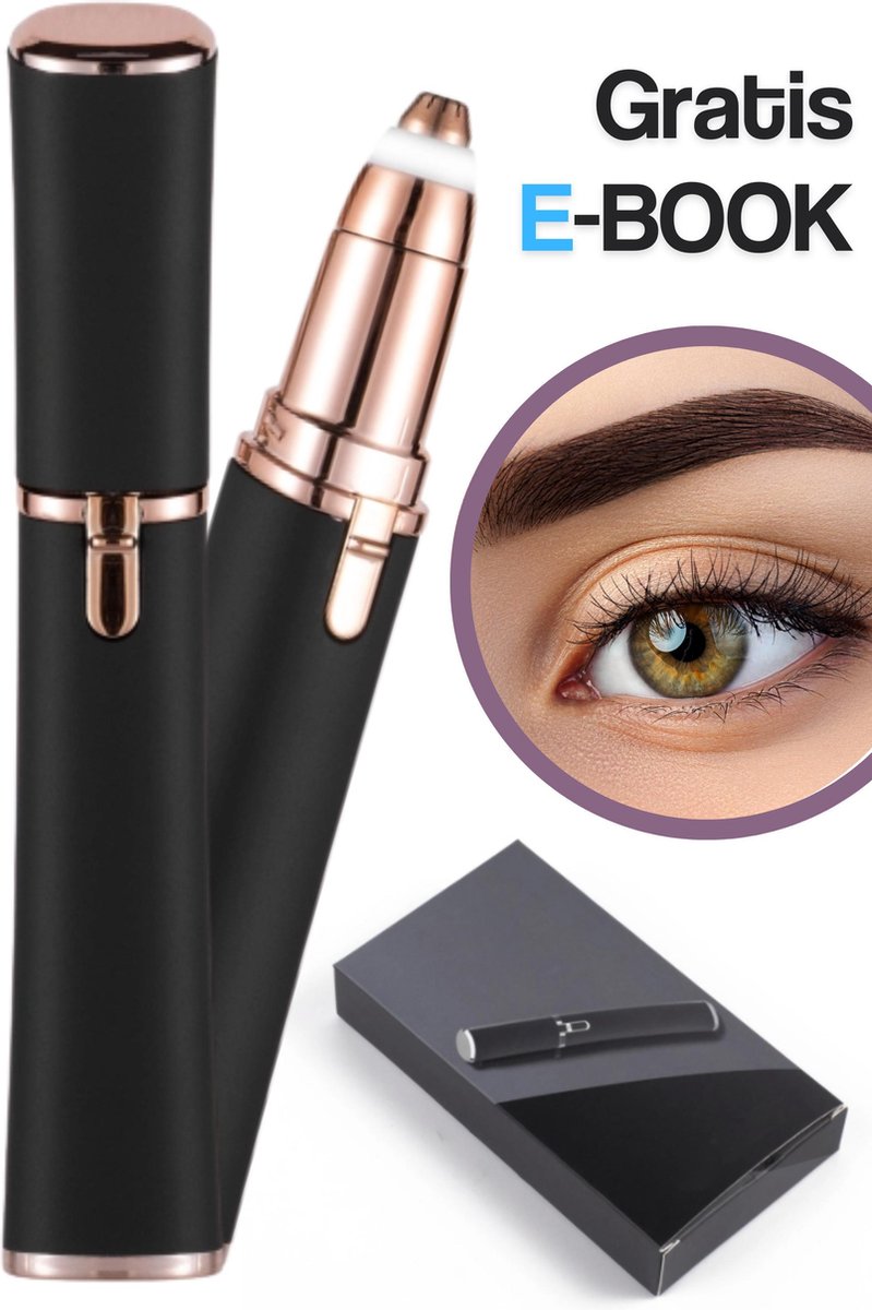 Wenkbrauw Trimmer Epileerapparaat Dames Scheermesje Pedicure Apparaat - Oplaadbaar - wenkbrauw epilator - Dames - Precisietrimmer - Fability®