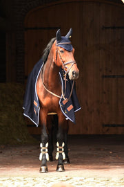 Cavar Neopreen Oornetje Donkerblauw - vliegennetje - neopreen oornetje