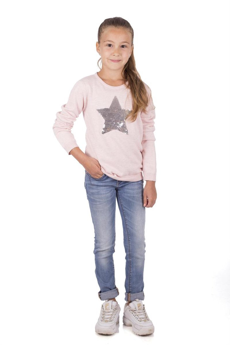 Roze trui met ster – Sequence – 128/134