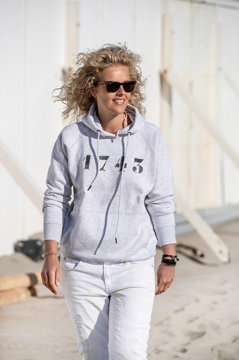 Hoodie 1743 - L - soft grey