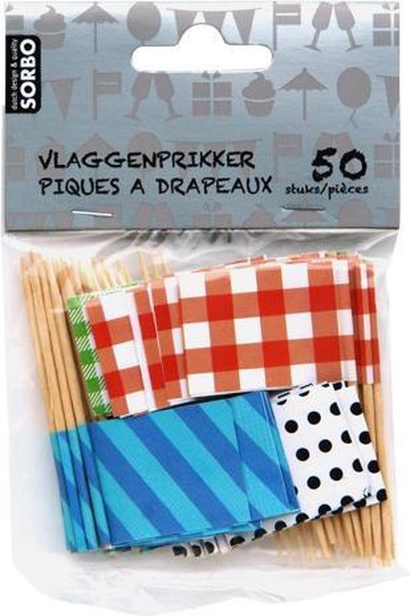 Sorbo Cocktailprikkers - 50 stuks