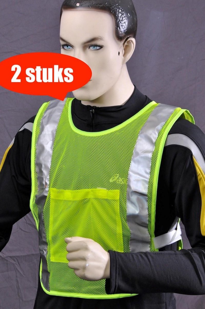 Safeways EN1150 HiViz Veiligheidshesje - Reflectie - 2stuks