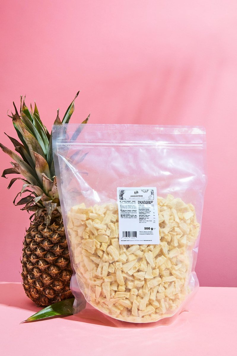 KoRo | Gevriesdroogde ananasstukken | 500 g