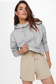 Onldreamer Life L/s Hood Swt Noos 15241103 Light Grey Melange