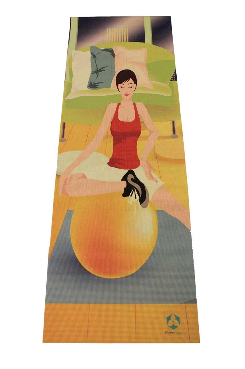 #DoYourYoga Yogamat - Yoganidra - yoga- en gymnastiekmat voor yoga beginners - 183 x 61 x 0