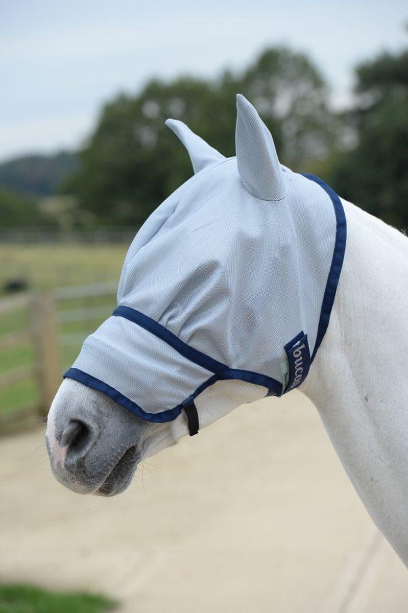Bucas Buzz-Off Masker Met Neus L Blauw