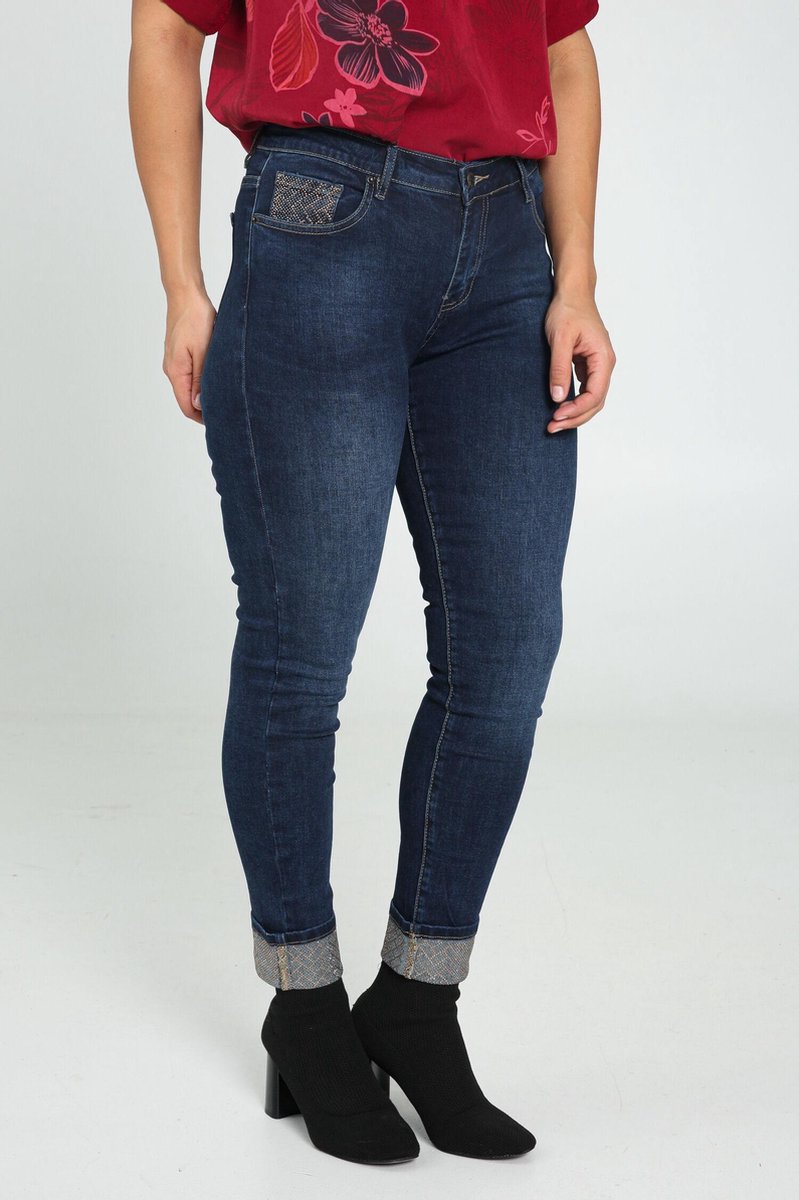 Cassis - Jeans détail paillettes - Denim