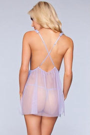 Sweet Dreams Babydoll - Lavendel - Small - Paars - Sexy Lingerie & Kleding - Lingerie Dames -  Dames Lingerie - Babydoll Setjes