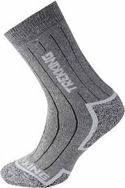 Primair Socks Wandelsokken 3-Pack Grijs Melange Heren Size : 39-42
