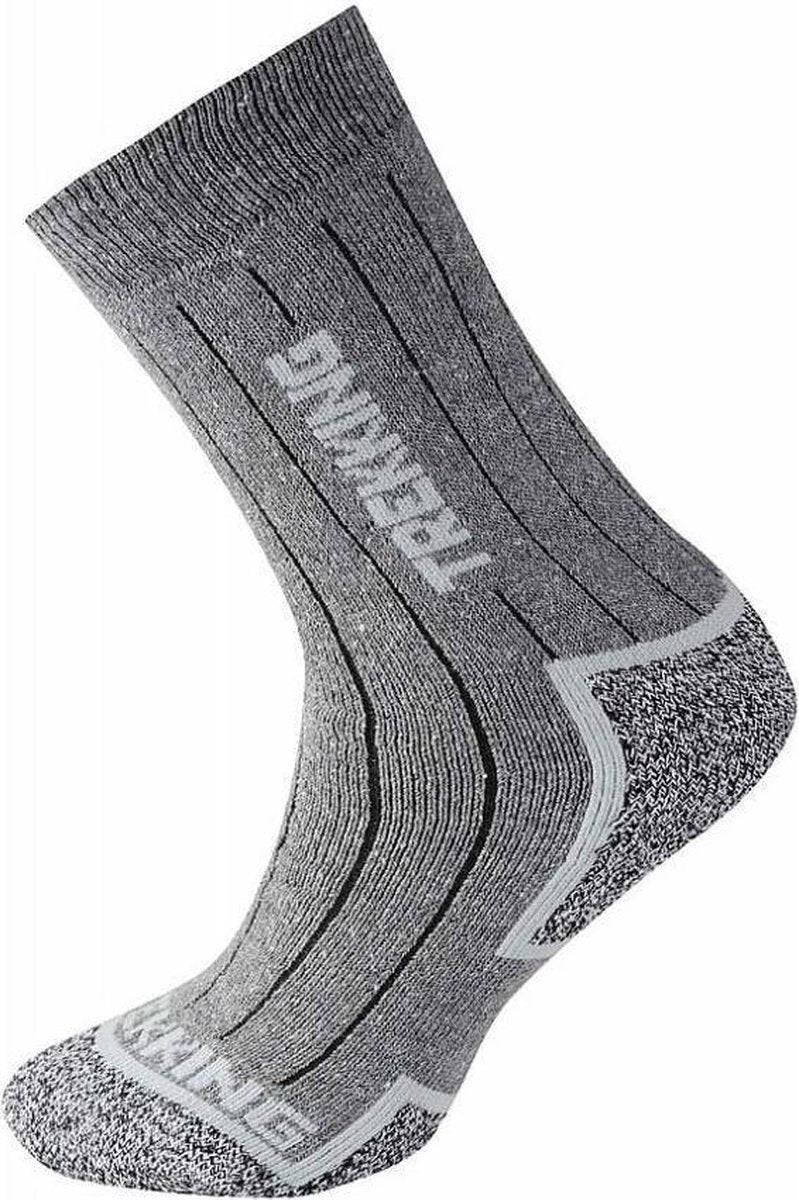 Primair Socks Wandelsokken 3-Pack Grijs Melange Heren Size : 39-42