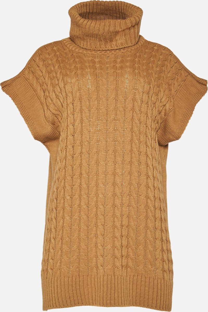 Trui-jurk - Camel