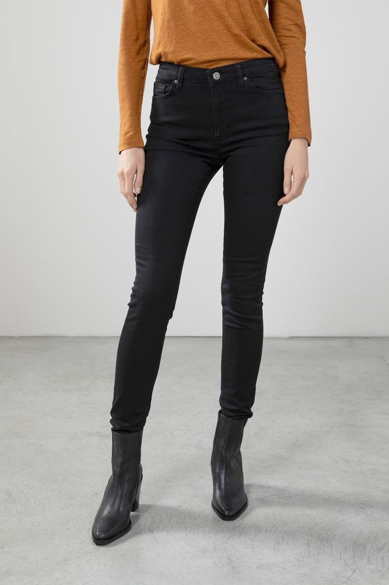 Sissy-Boy - Zwarte high rise skinny jeans
