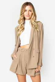 La Pèra Beige Blazer TAN Vrouwen Jasje Dames - Maat S