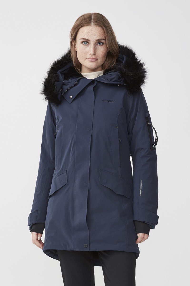 Tenson Himalaya Vision 2020 - Parka - Dames - Marine Blauw - Maat 40