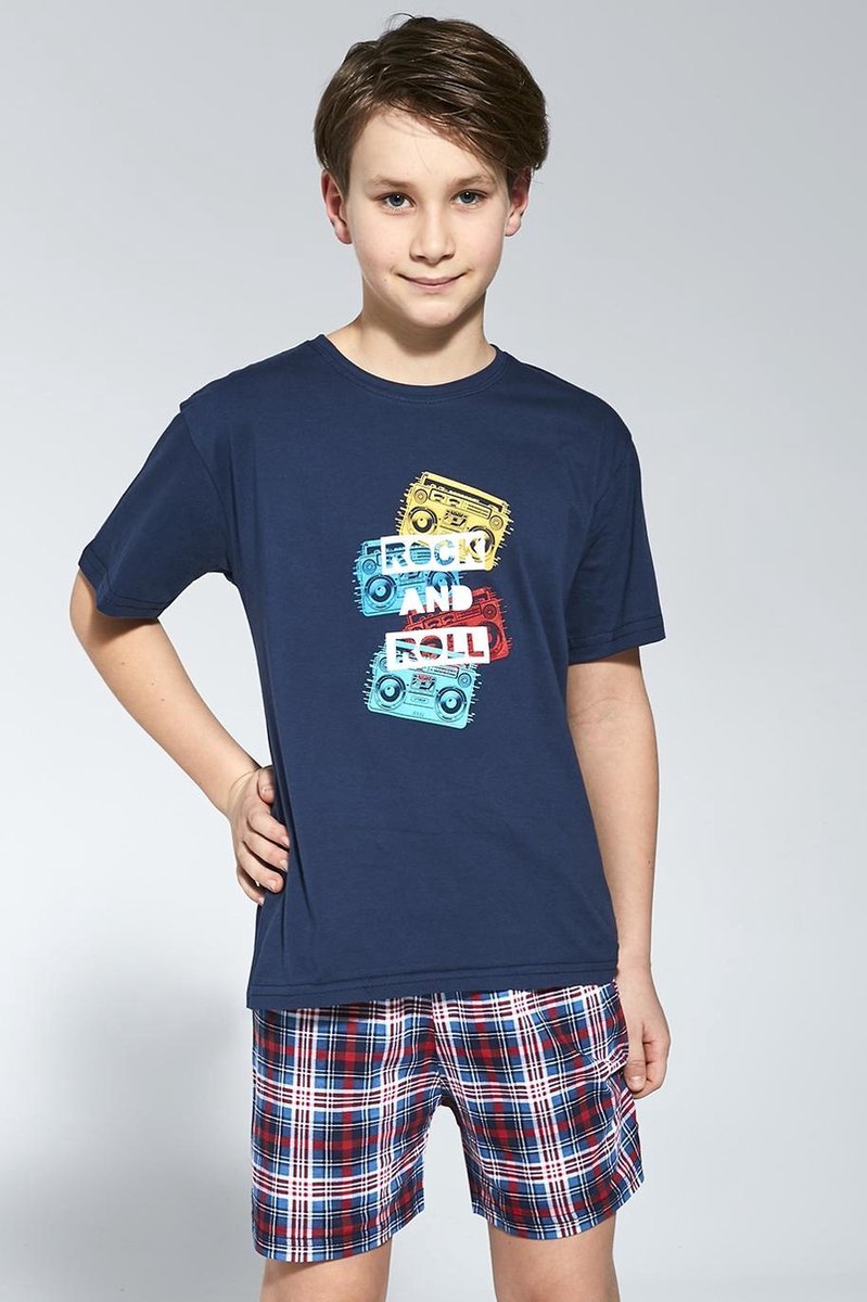 Cornette Katoenen Pyama Jongens | Korte Mouw Korte Broek | Pyjama Jongens | Shortama Jongens | Rock and Roll 790/91 134/140
