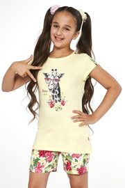 Cornette Katoenen Pyama Meisjes | Korte Mouw Korte Broek | Pyjama Meisjes | Shortama Meisjes | Aloha 245/65 246/65 134/140