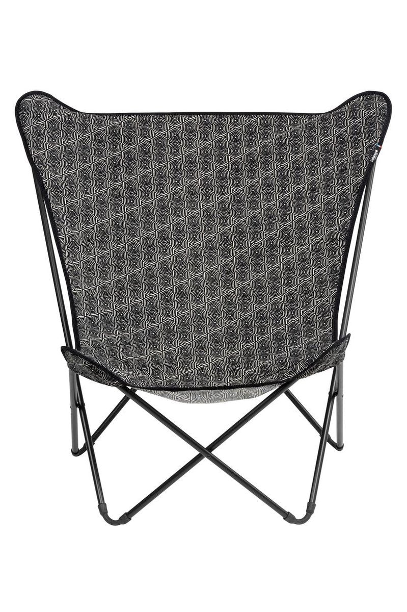 Lafuma Maxi Pop UP XL - Vlinderstoel - Opvouwbaar - Airlon dekje - Hexa Black