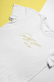 BTS Jin Signature T-Shirt for fans | Army Dynamite | Love Sign | Unisex Maat L Wit