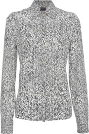 Pinko Blouse met Print Wit  dames maat 34