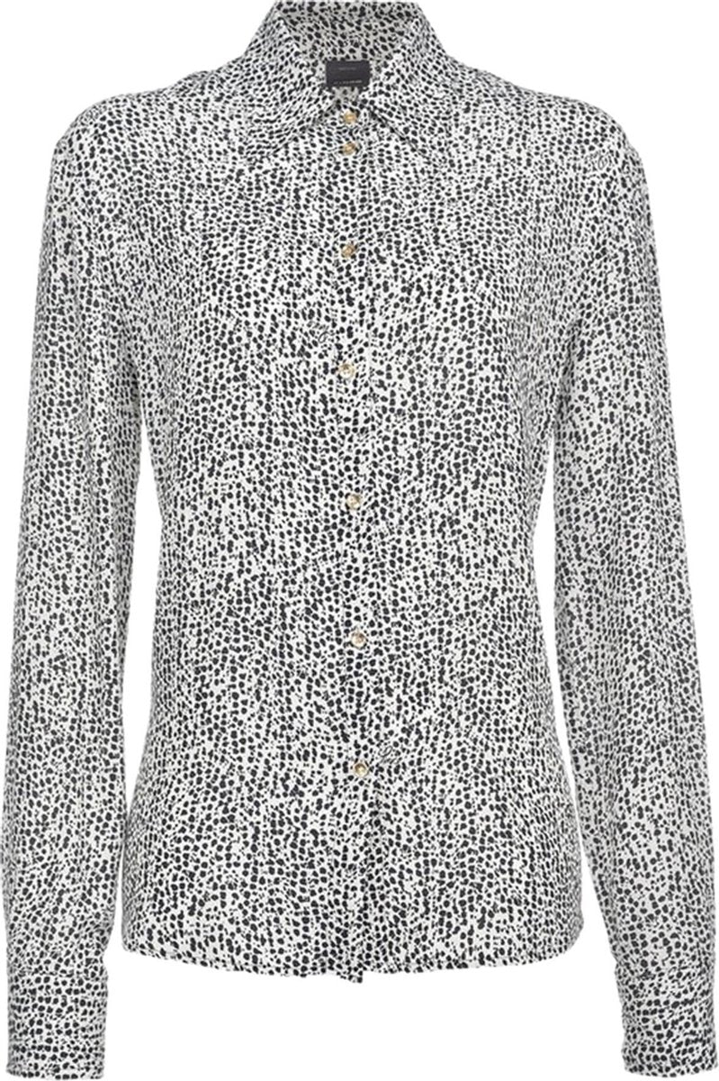 Pinko Blouse met Print Wit  dames maat 34