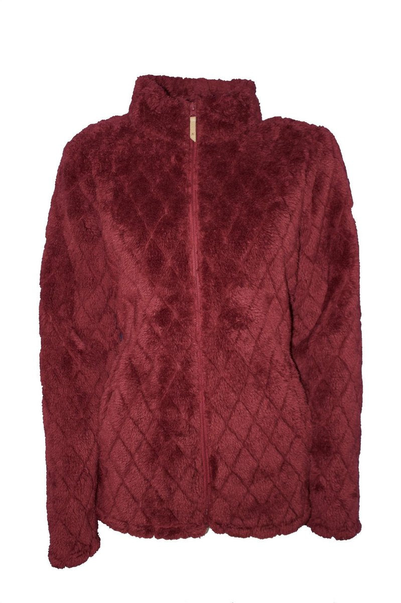 Sineo Dames Fleece Jas - Rood
