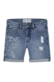 Quapi short August mid blue denim