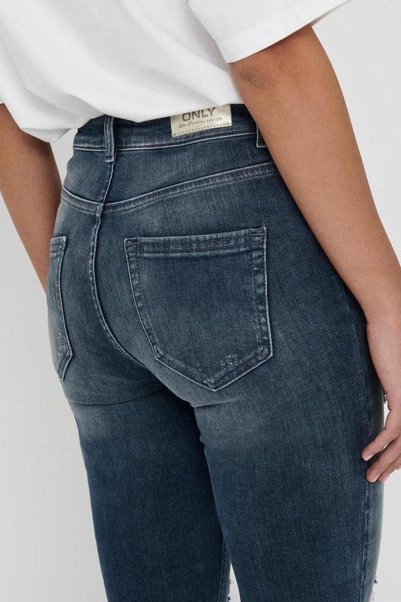 ONLY ONLBLUSH LIFE MID SK RW AK DT REA751NOOS Special blue grey denim Dames Jeans - Maat M X L32