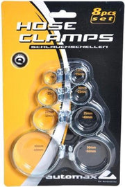 Set slangklemmen - Autotoebehoren - 8 stuks - Auto accessories