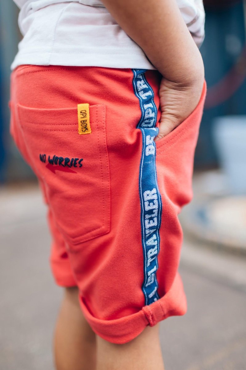 Quapi jongens korte joggingbroek Arend Vintage Red