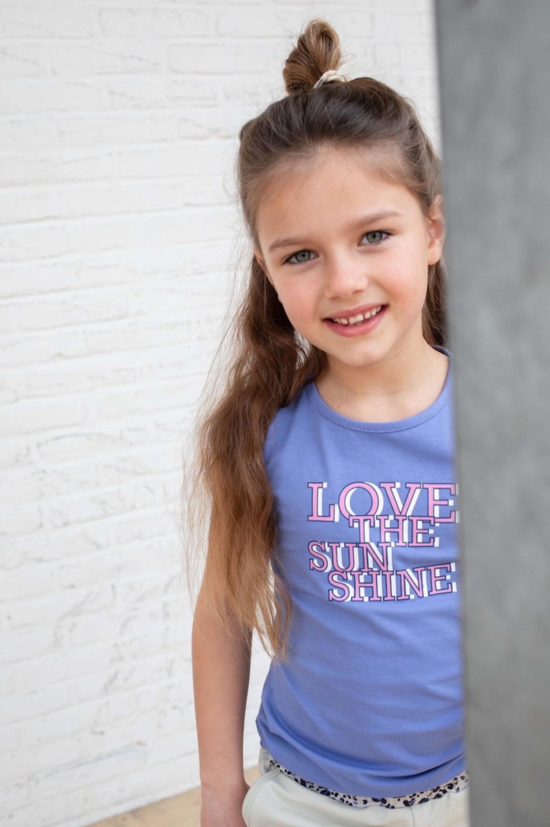 Quapi meisjes t-shirt Fenne Lilac Summer