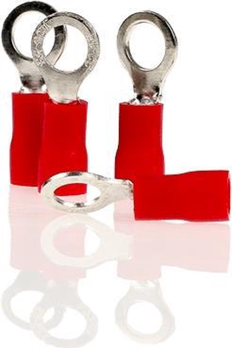 Alca Kabelschoentjes - Rood - Ring 5
