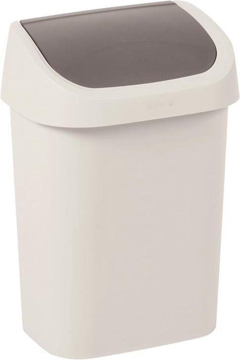 Allibert - Afvalbak Mistral Swing 10L Clay White