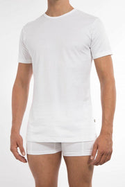 Claesen's Heren 2-pack t-shirt - White- Maat M