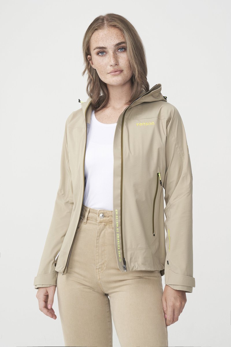 Tenson Skagway Xp W Jkt - Regenjas - Dames - Zand Kleurig - Maat M