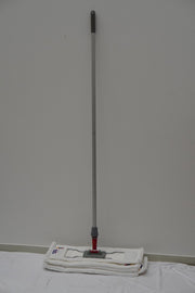 4x microvezel mop 50cm met steel en houder